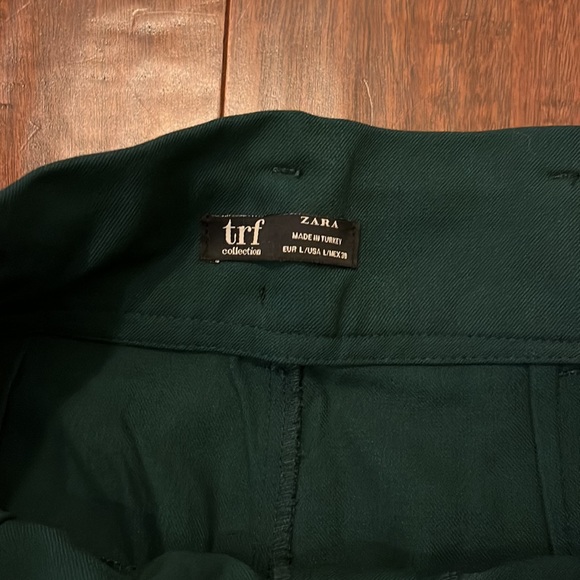 Zara High-waisted Paper Bag Trousers - Picture 3 of 7